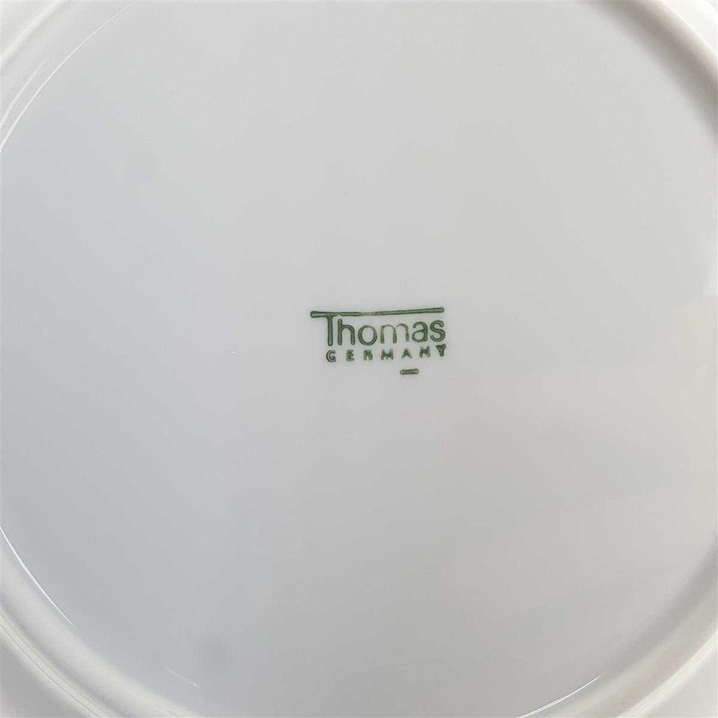[98265] Suppenteller 21,5 cm Thomas Porzellan Lanzette Weiß gebraucht - sehr gut Bild 3
