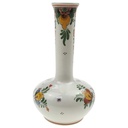 [98273] Vase 17 cm Delfts Polychroom Blumendekor Bunt Blumen gebraucht - sehr gut Bild 3