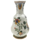[98274] Vase 21 cm Delfts Polychroom Blumendekor Bunt Blumen gebraucht - sehr gut Bild 4
