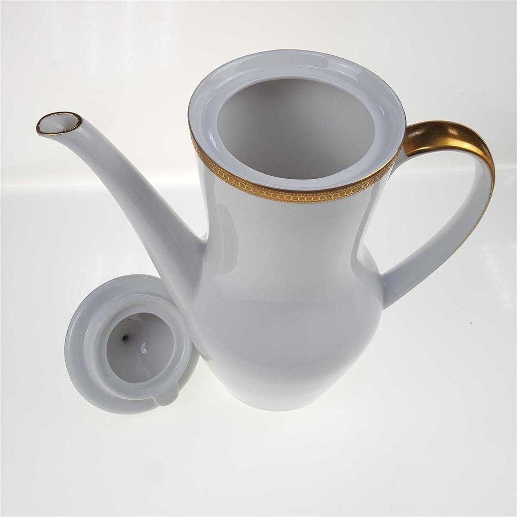 [98278] Kaffeekanne 1,5 L Winterling Kirchenlamitz Goldene Bordüre 8 mm gebraucht - sehr gut Bild 3