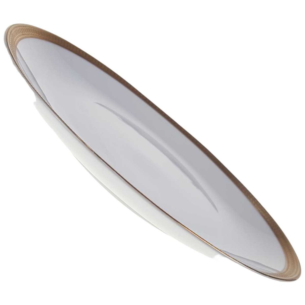 [98281] Kuchenteller Dessertteller 19,5 cm Winterling Kirchenlamitz Goldene Bordüre 8 mm gebraucht - gut Bild 2