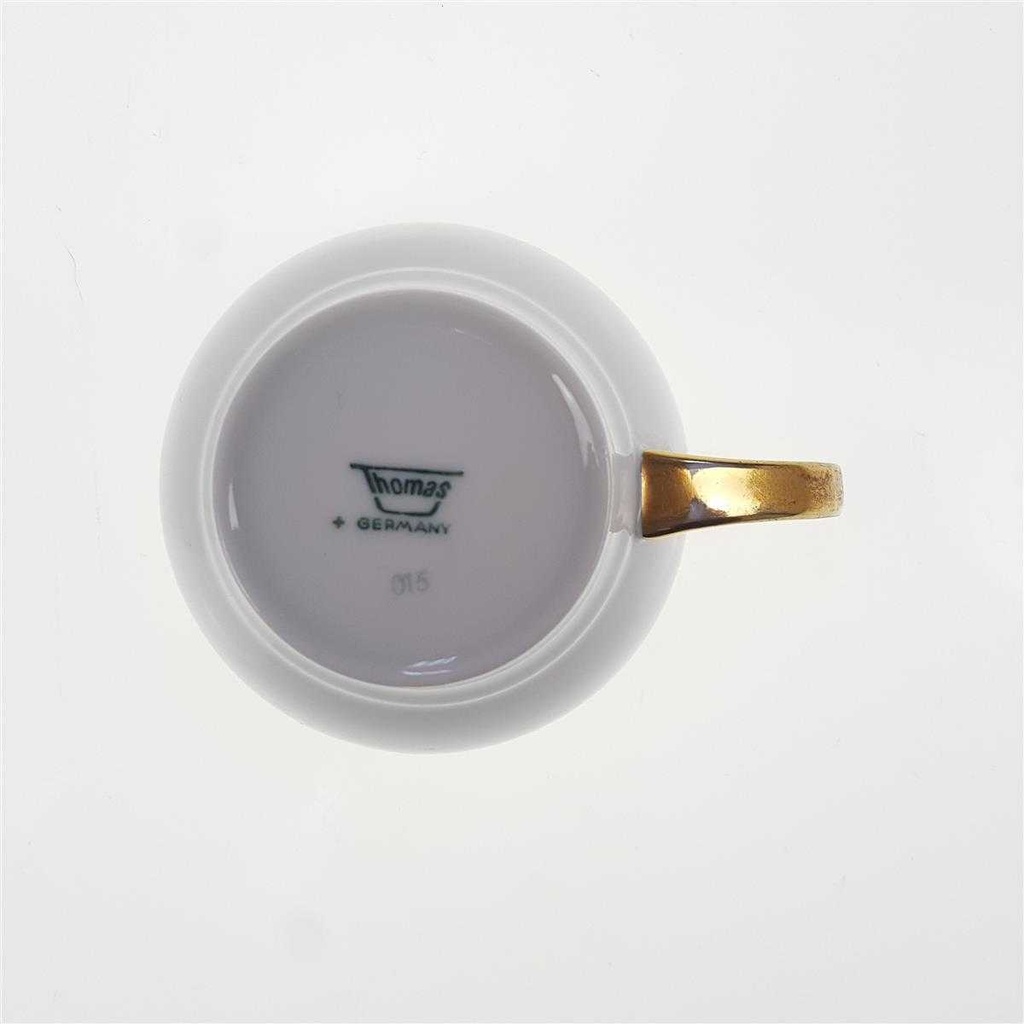 [98285] Kaffeetasse Golddekor 0,2 L Thomas Porzellan Rotunda gebraucht - gut Bild 4