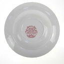 [98287] Suppenteller 23 cm British Anchor Hocking Memory Lane Rot gebraucht - akzeptabel Bild 5