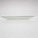 [98291] Servierplatte Speiseplatte klein 31,5x20,4 cm Winterling Röslau Relief brauner Rand gebraucht - gut Bild 3