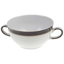 [98292] Suppentasse Suppenbecher 0,3 L Winterling Röslau Relief brauner Rand gebraucht - sehr gut Bild 2