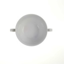 [98292] Suppentasse Suppenbecher 0,3 L Winterling Röslau Relief brauner Rand gebraucht - sehr gut Bild 3