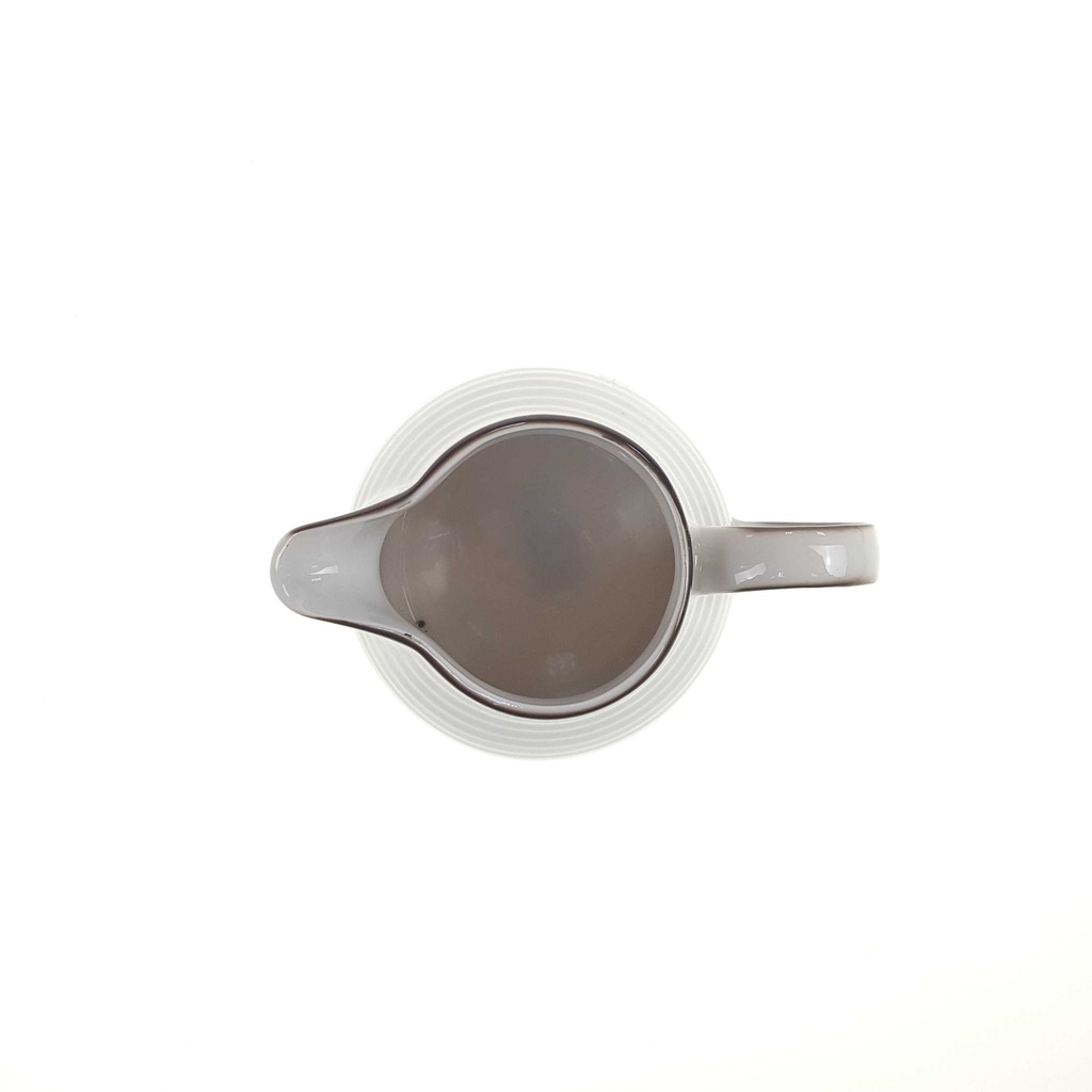 [98294] Milchkännchen 0,2 L Winterling Röslau Relief brauner Rand gebraucht - gut Bild 3