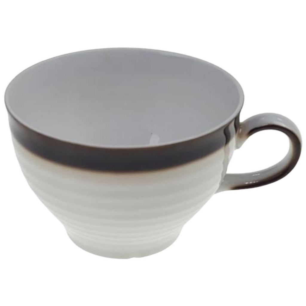 [98299] Kaffeetasse Winterling Röslau Relief brauner Rand gebraucht - sehr gut Bild 2