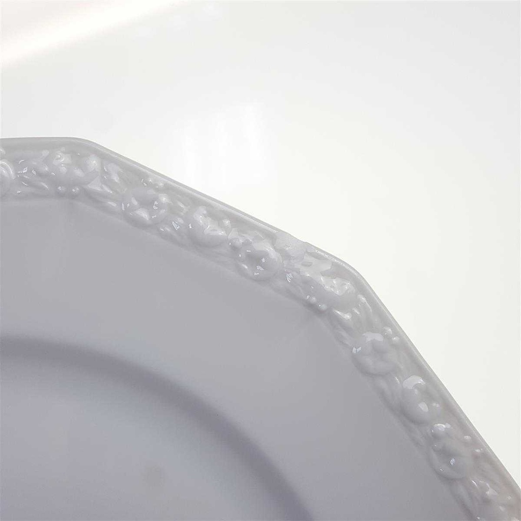 [98302] Speiseteller Essteller 25,5 cm Rosenthal Maria Weiß I. Wahl gebraucht - akzeptabel Bild 2