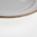 [98311] Suppenteller Goldrand 22,5 cm Eschenbach Rita W1242 5 mm gebraucht - gut Bild 3