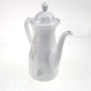 [98325] Kaffeekanne klein 0,9 L Eschenbach Toledo rosa graue Blüten gebraucht - sehr gut Bild 3
