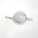 [98325] Kaffeekanne klein 0,9 L Eschenbach Toledo rosa graue Blüten gebraucht - sehr gut Bild 4