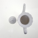 [98325] Kaffeekanne klein 0,9 L Eschenbach Toledo rosa graue Blüten gebraucht - sehr gut Bild 5
