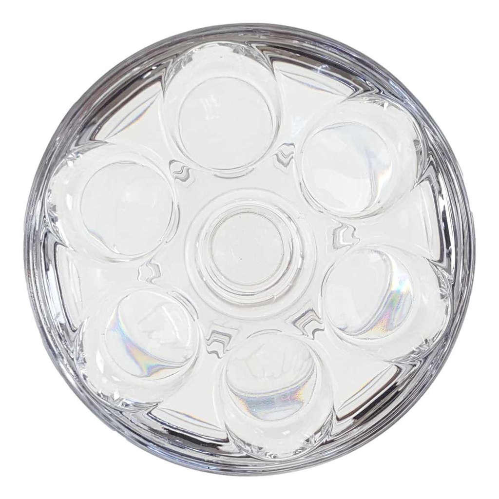 [98363] Kerzenhalter für 7 Kerzen 11,5 cm H Kristallglas Transparent Bild 3