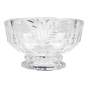 [98365] Deckeldose Bonboniere Ätzdekor 16 cm H 19,5 Kristallglas Bild 4