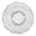 [98365] Deckeldose Bonboniere Ätzdekor 16 cm H 19,5 Kristallglas Bild 9