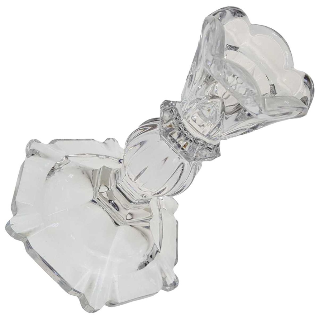 [98369] Kerzenhalter für Stabkerzen 12 cm Sudety Transparent gebraucht - gut Bild 2