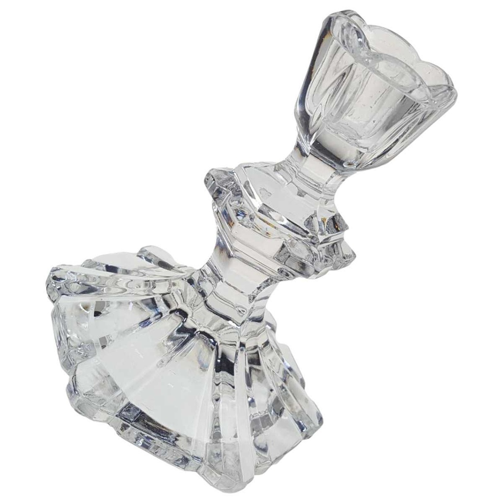 [98370] Kerzenhalter für Stabkerzen 12 cm Sudety Transparent gebraucht - gut Bild 2