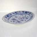 [98371] Speiseplatte 33x21,8 cm Triptis Porzellan Romantika Zwiebelmuster gebraucht - akzeptabel Bild 2