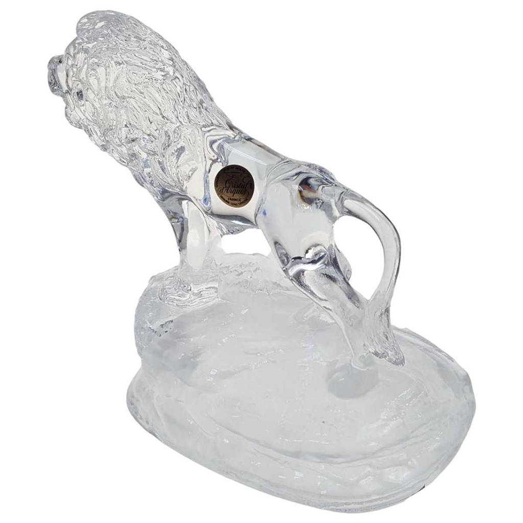 [98373] Skulptur Cristal d`Arques Löwe Transparent gebraucht - neuwertig Bild 2