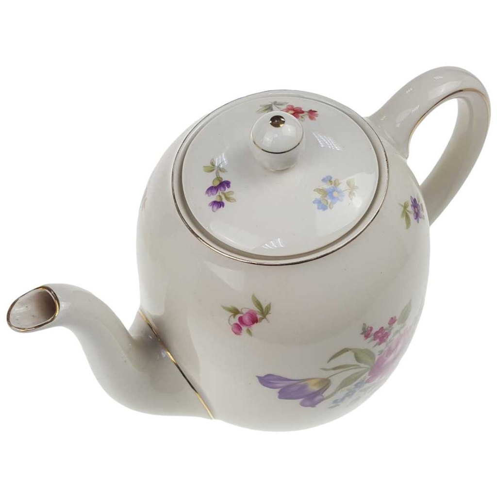 [98376] Kaffeekanne 1,7 L Sophienthal Blumendekor bunt Blumen gebraucht - gut Bild 2