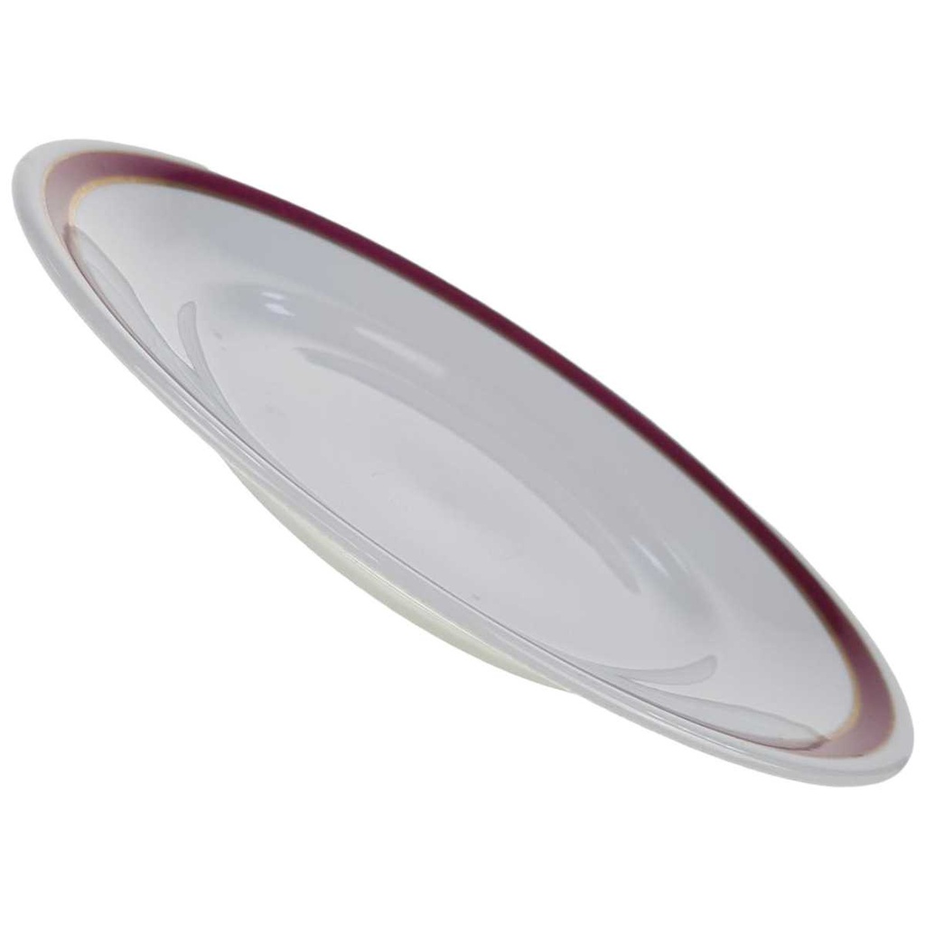 [98383] Kuchenteller Dessertteller Goldrand 19 cm Reichenbach Rosa gebraucht - akzeptabel Bild 2