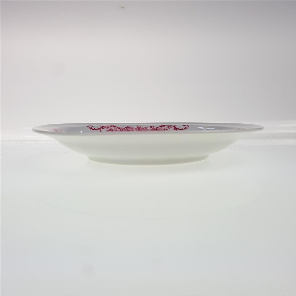 [98386] Untertasse für Kaffee 14,4 cm Seltmann Weiden Relief Pinke Blume gebraucht - sehr gut Bild 3