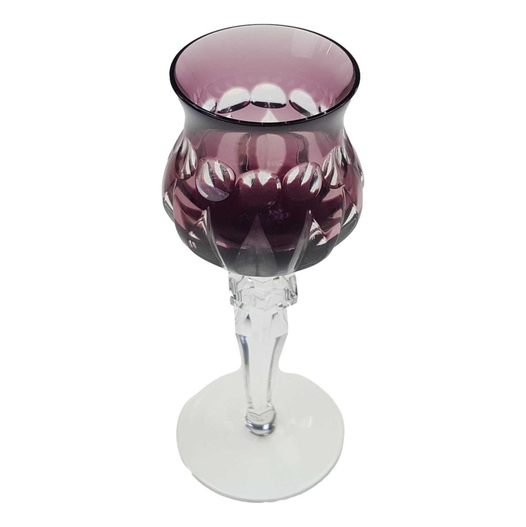 [98394] Likörglas Römerglas Schnapsglas Überfangglas Nachtmann Marylin Amethyst Lila gebraucht - sehr gut Bild 2