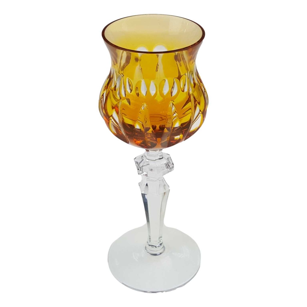 [98396] Likörglas Römerglas Schnapsglas Überfangglas Nachtmann Marylin Beige Bernstein gebraucht - sehr gut Bild 2