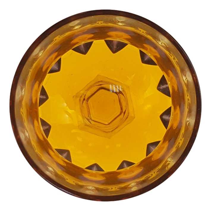 [98396] Likörglas Römerglas Schnapsglas Überfangglas Nachtmann Marylin Beige Bernstein gebraucht - sehr gut Bild 3