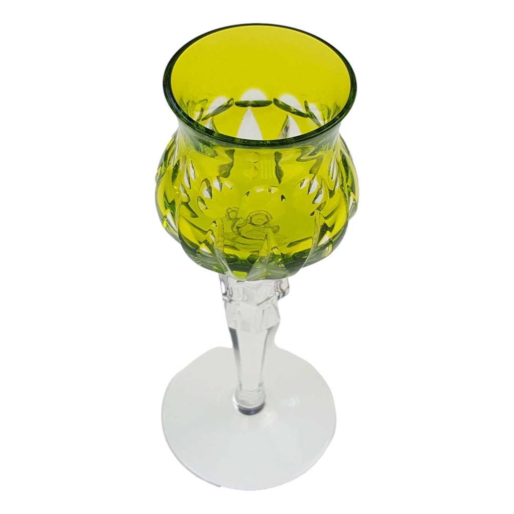 [98397] Likörglas Römerglas Schnapsglas Überfangglas Nachtmann Marylin Grün Resedagrün gebraucht - sehr gut Bild 2