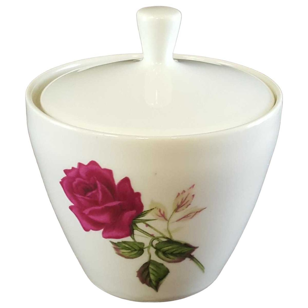 [98402] Zuckerdose Seltmann Weiden Rosendekor 1714 gebraucht - sehr gut Bild 2