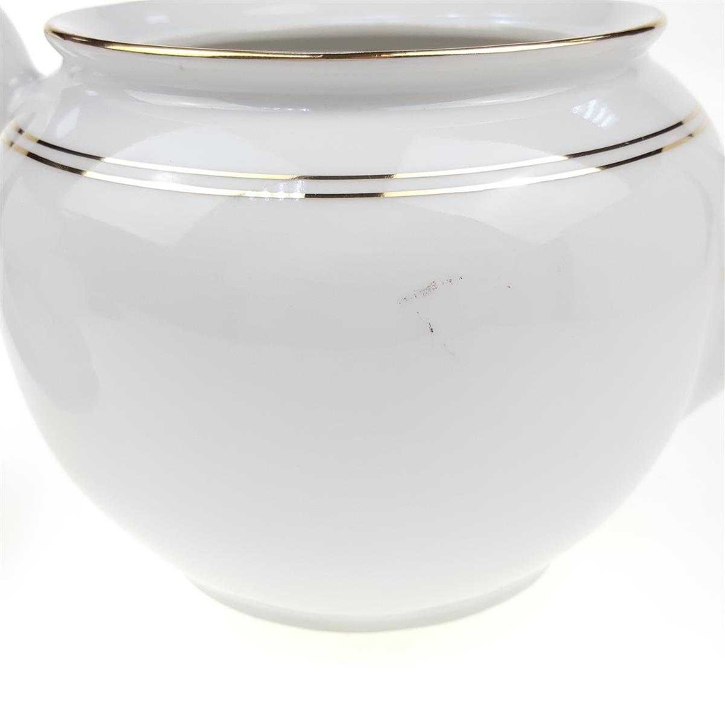 [98404] Teekanne Goldrand Golddekor 1 L Mitterteich B 600 gebraucht - gut Bild 4