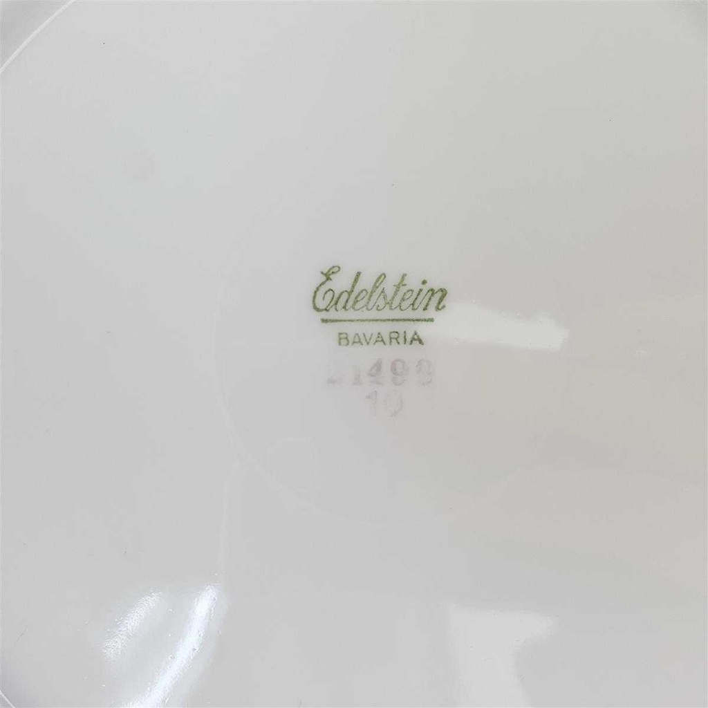 [98409-1] Kuchenteller Goldrand 19,7 cm Edelstein Bavaria Grauband 21499 gebraucht - akzeptabel Bild 3