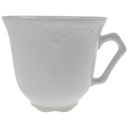 Kaffeetasse Karolina Fine Royal Weiß gebraucht - gut
