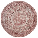 Untertasse für Kaffee 15 cm English Ironstone Tableware (EIT) EIT England Four Seasons Winter On The Home Farm gebraucht - akzeptabel