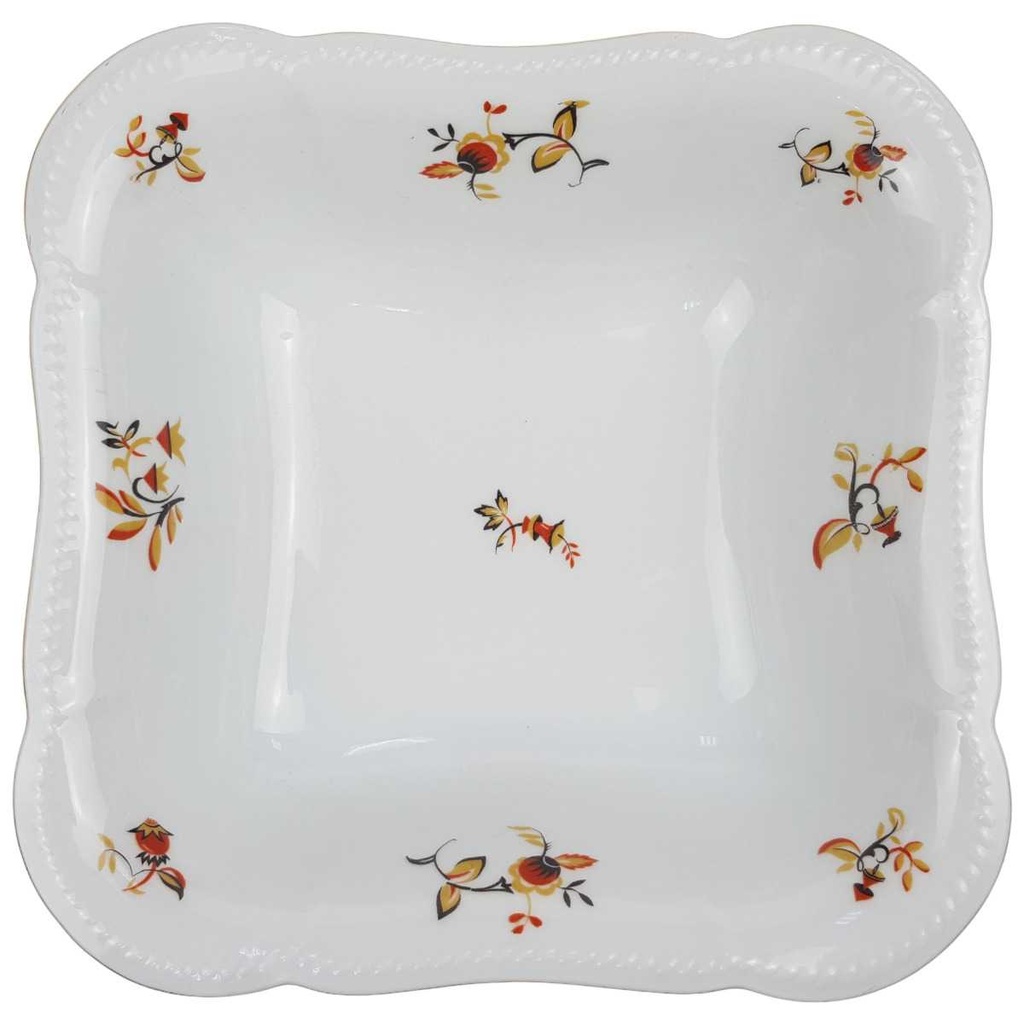 Schüssel Goldrand Seltmann Weiden Retro Blumendekor Kordelrand II. Wahl gebraucht - sehr gut