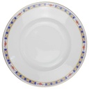 Suppenteller Goldrand 25,3 cm Rosenthal Botticelli Bunte Blumenranke Bavaria Selb gebraucht - gut