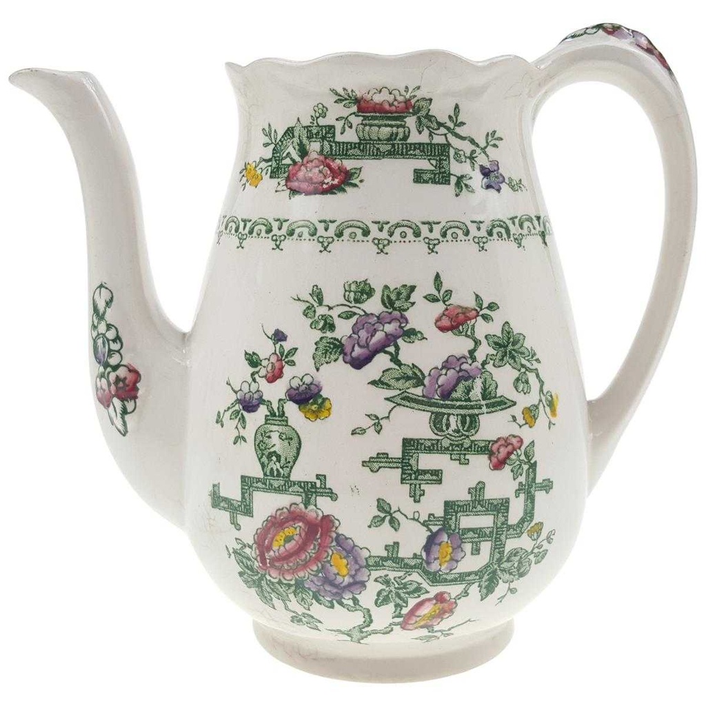 [100173] Kaffeekanne Mokkakanne ohne Deckel 0,5 L Crown Ducal Chinese Garden gebraucht - akzeptabel