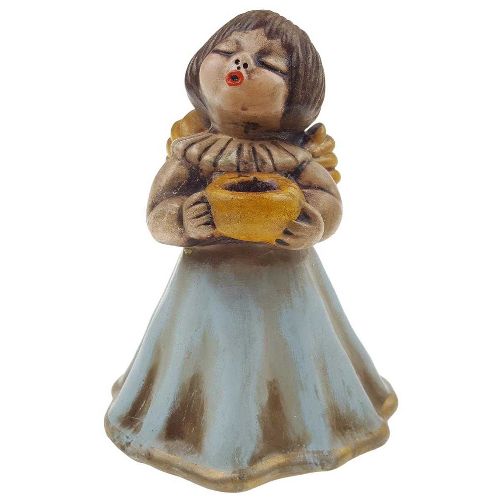 [100174] Kerzenhalter Figur Skulptur Thun Bozner Blaues Kleid Engel gebraucht - gut