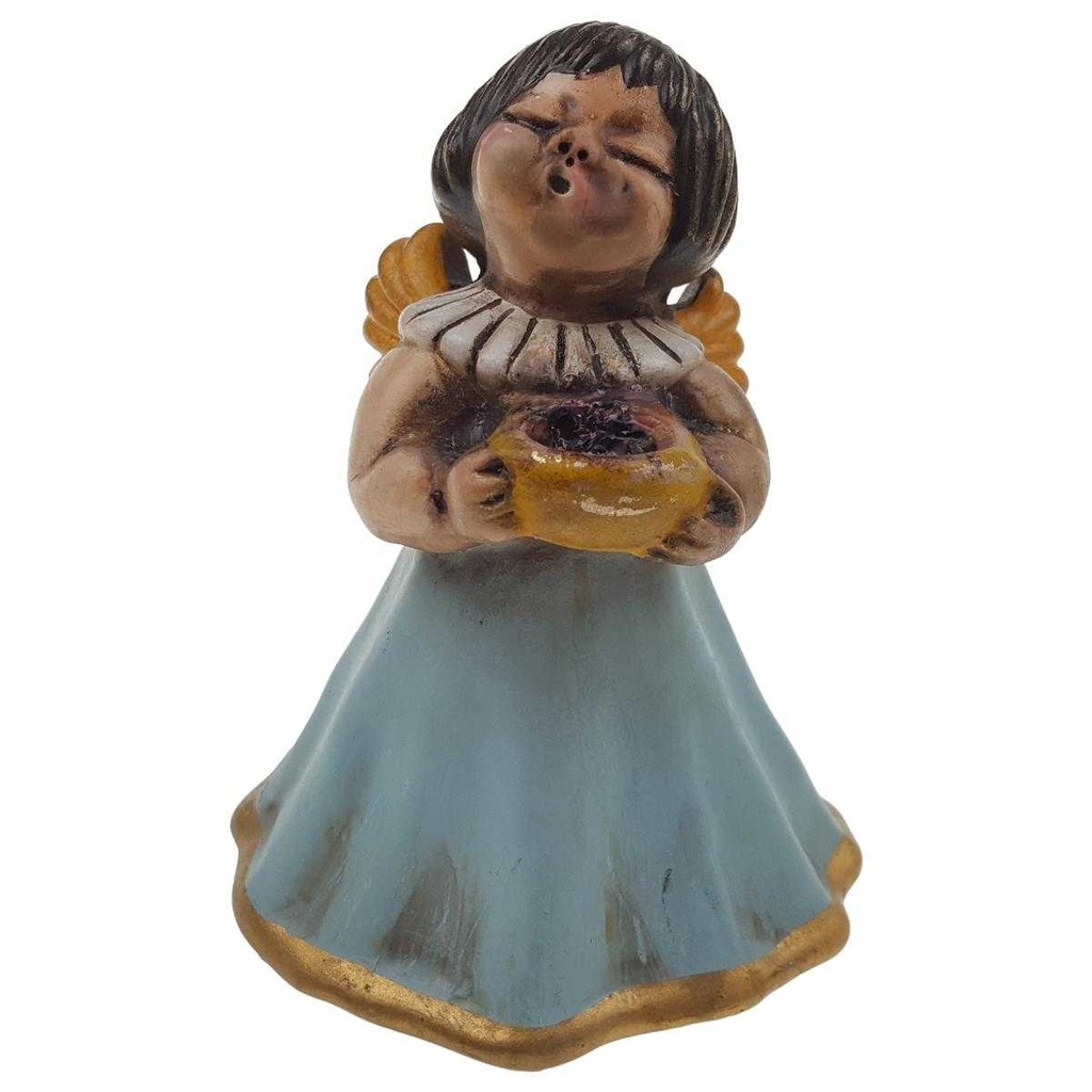 [100175] Kerzenhalter Figur Skulptur Thun Bozner Blaues Kleid Engel gebraucht - gut