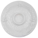Kabarettschale Servierschale groß Loucarte Relief weiß