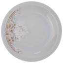 Kuchenteller Dessertteller 20,5 cm Bareuther Form 4732 Braune Blätter gebraucht - gut
