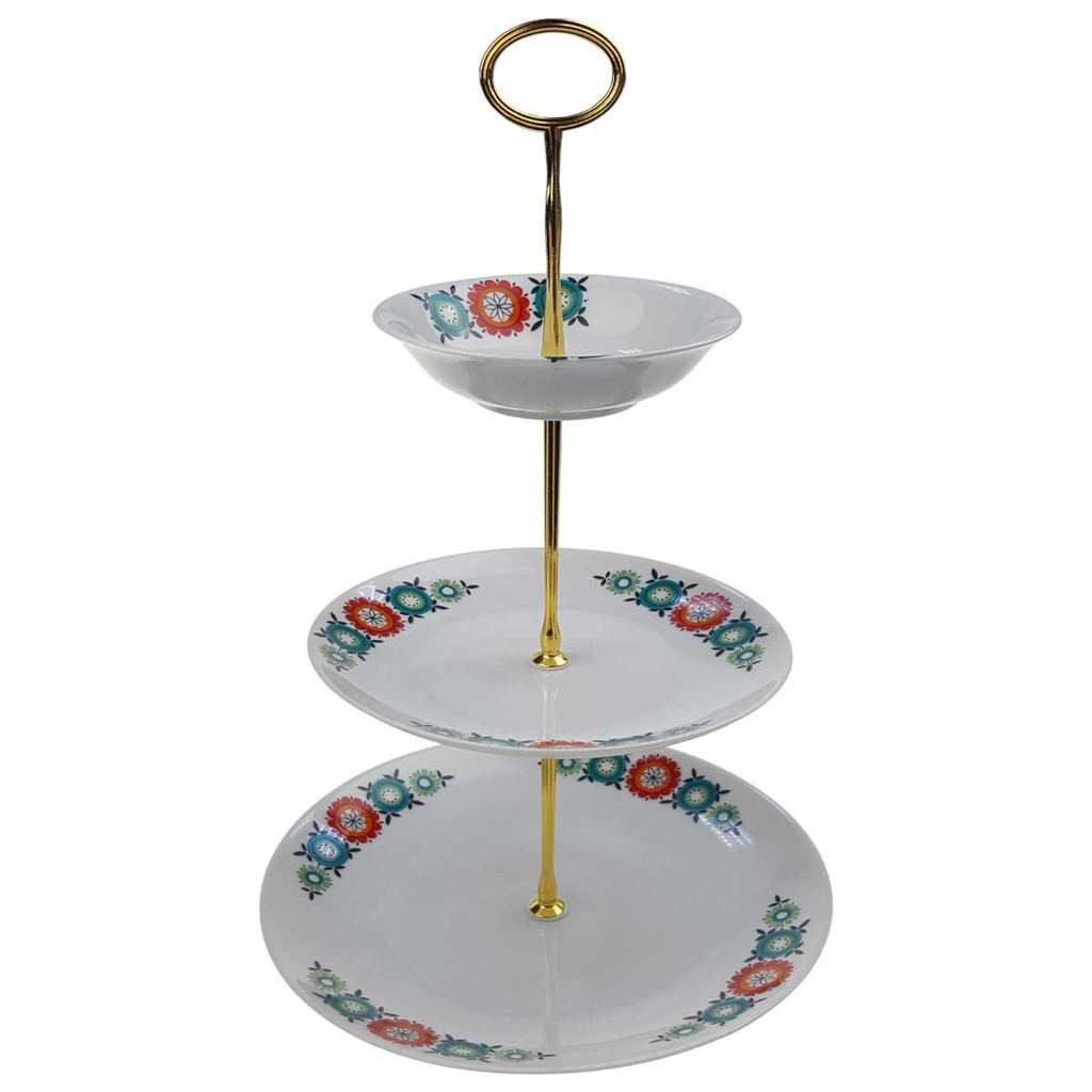 [100264] Etagere 3stöckig Winterling