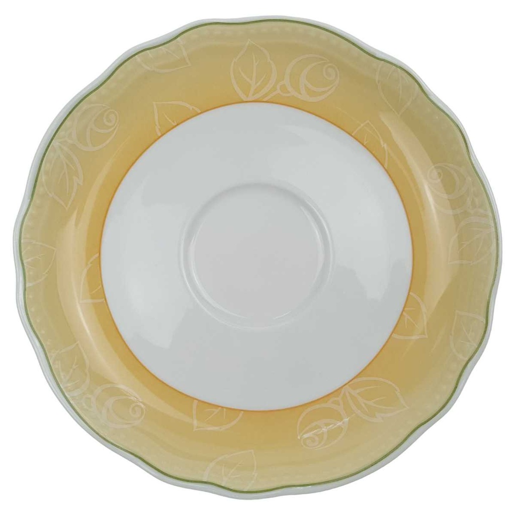 [100266] Untertasse für Kaffee 14,7 cm Seltmann Weiden Alt Dresden Rosengarten