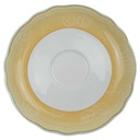 Untertasse für Kaffee 14,7 cm Seltmann Weiden Alt Dresden Rosengarten