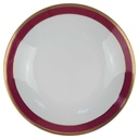 Suppenteller 22 cm Seltmann Weiden Patricia Rot Gold 26347 gebraucht - gut