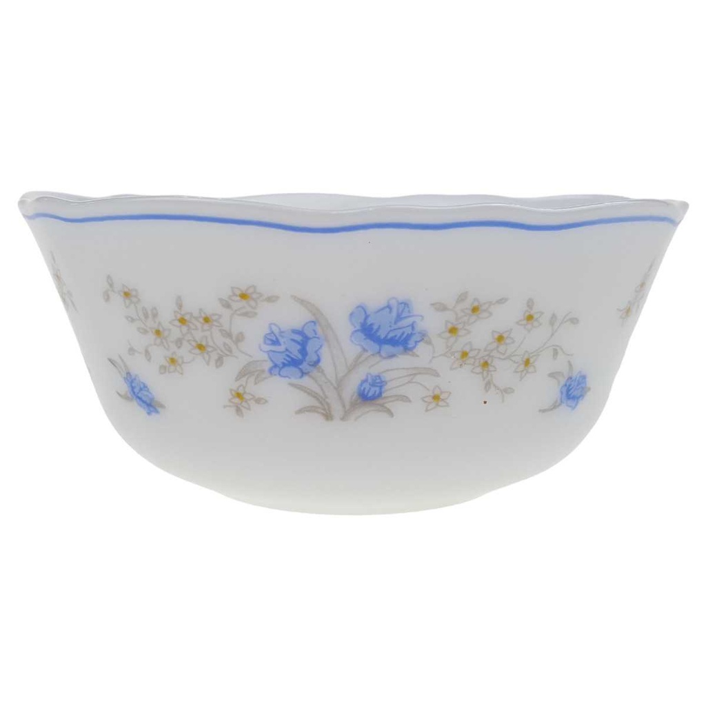[100312] Dessertschale 12 cm Arcopal Romantique Blaue Blumen gebraucht - sehr gut