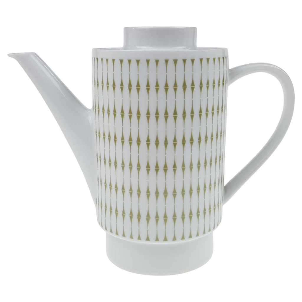 [100314] Kaffeekanne 0,95 L Melitta Hamburg Raute Olivgrün gebraucht - sehr gut