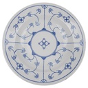 Suppenteller 22 cm Jaeger & Co Indisch Blau Strohblume gebraucht - gut